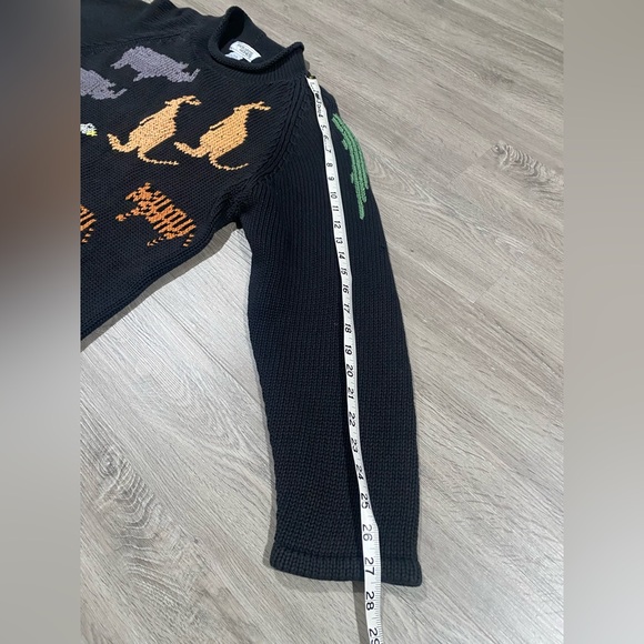 Vintage Richard’s & Jones Noah’s Ark‎ Handknit Sweater Ugly Christmas Biblical - Picture 7 of 8